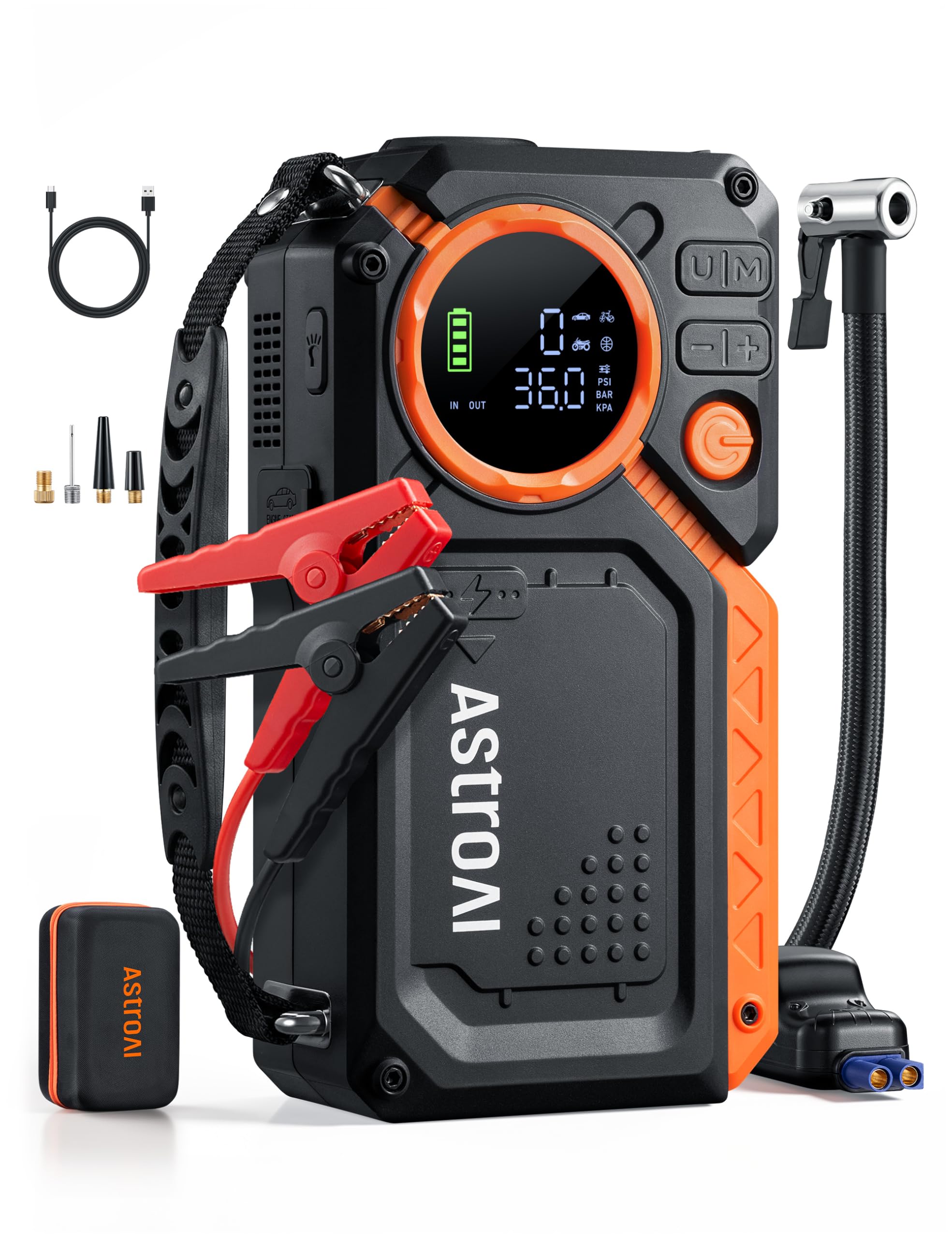 Amazon | AstroAI MF12-V ジャンプスターター 1034kPaエアー Amazon | AstroAI MF12-V ジャンプスターター 1034kPaエアー